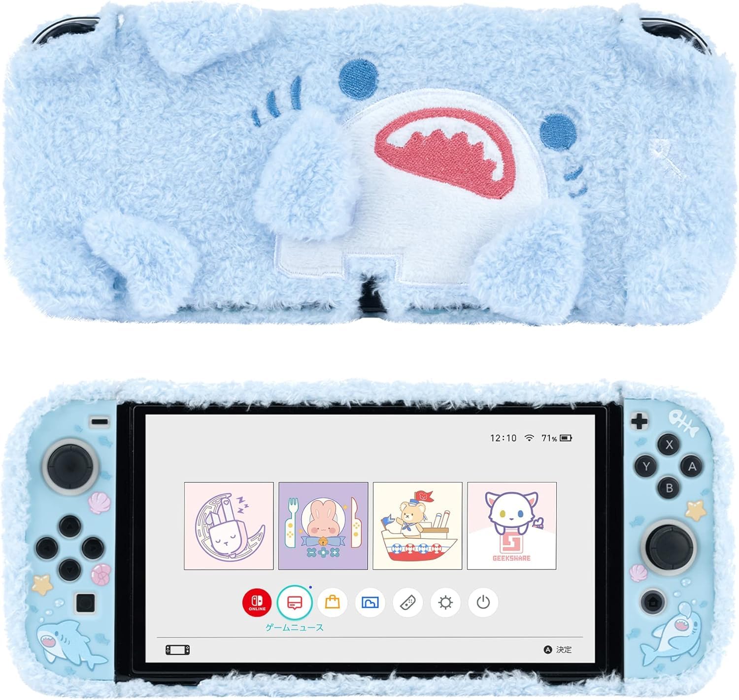 Amazon.co.jp: SwitchOLEDカバー nintendo switch oled対応 スイッチ
